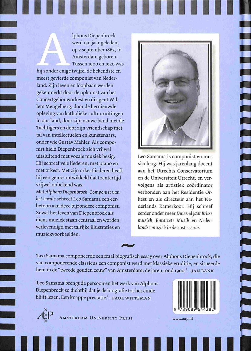 Leo Samama : Alphons Diepenbrock, componist van het vocale