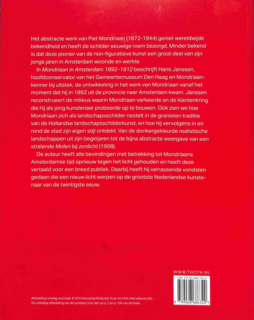 Hans Janssen : Mondriaan in Amsterdam 1892-1912